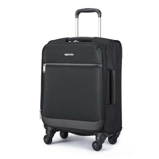 Amazon Basics Softside Trolley 53 cm Spinner Schwarz